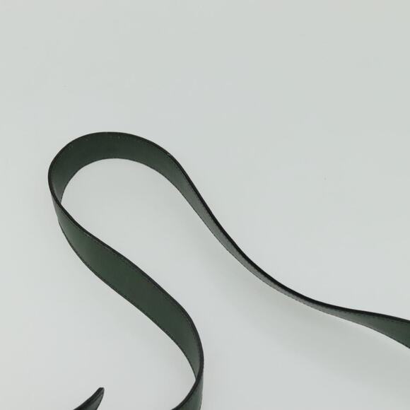 CELINE Shoulder Bag Leather Green Gold - Picture 8 of 12